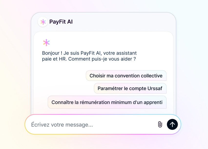 Capture de l'assistant PayFit AI